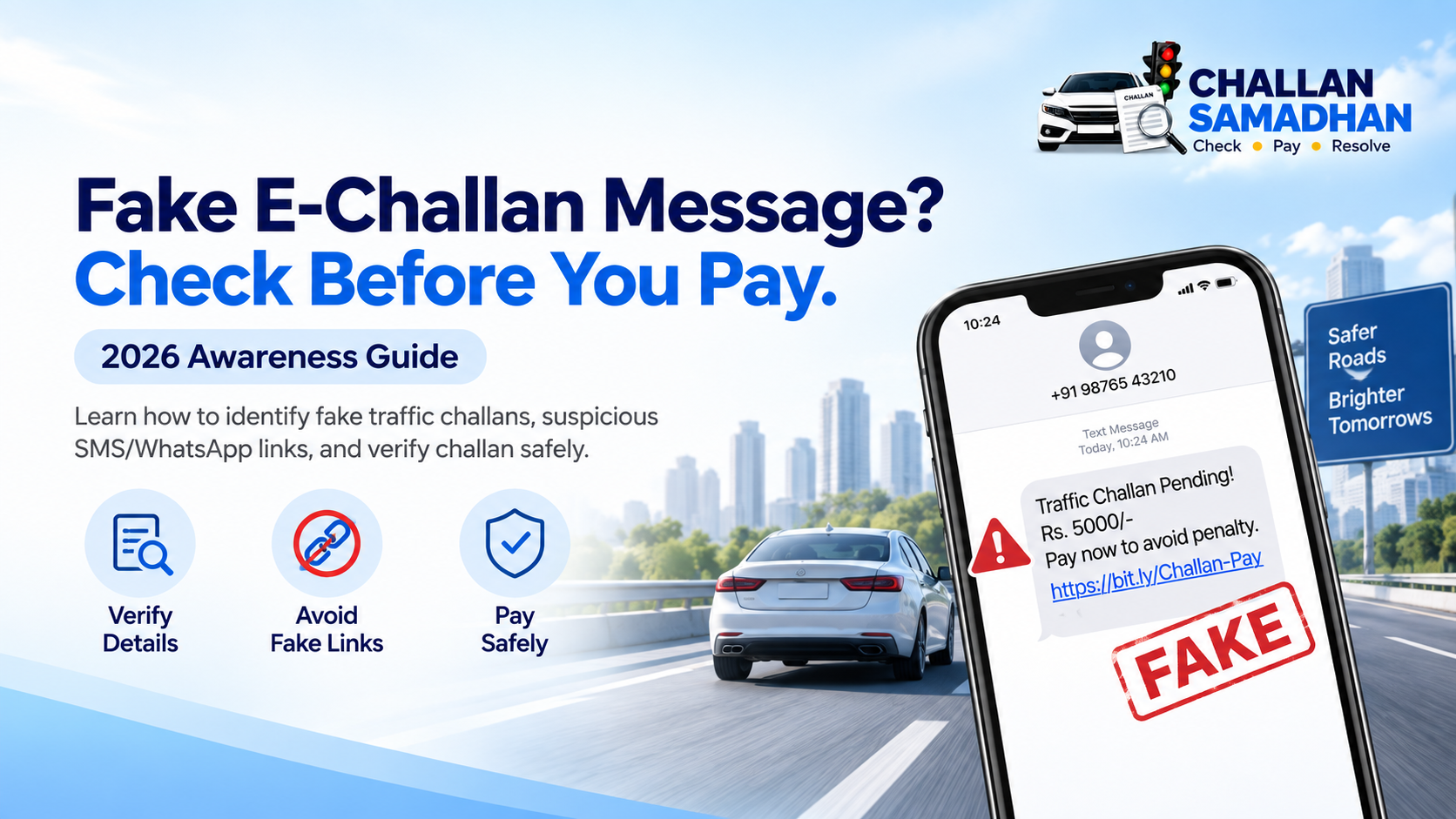 Fake E-Challan Message: Real or Fake? How to Check Before Paying